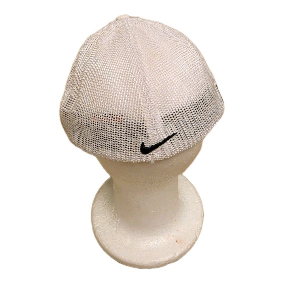 Nike Golf Flex Fit Baseball Hat Cap Embroidered Vr 20xi White Mesh Adult LG/XL - Picture 3 of 7